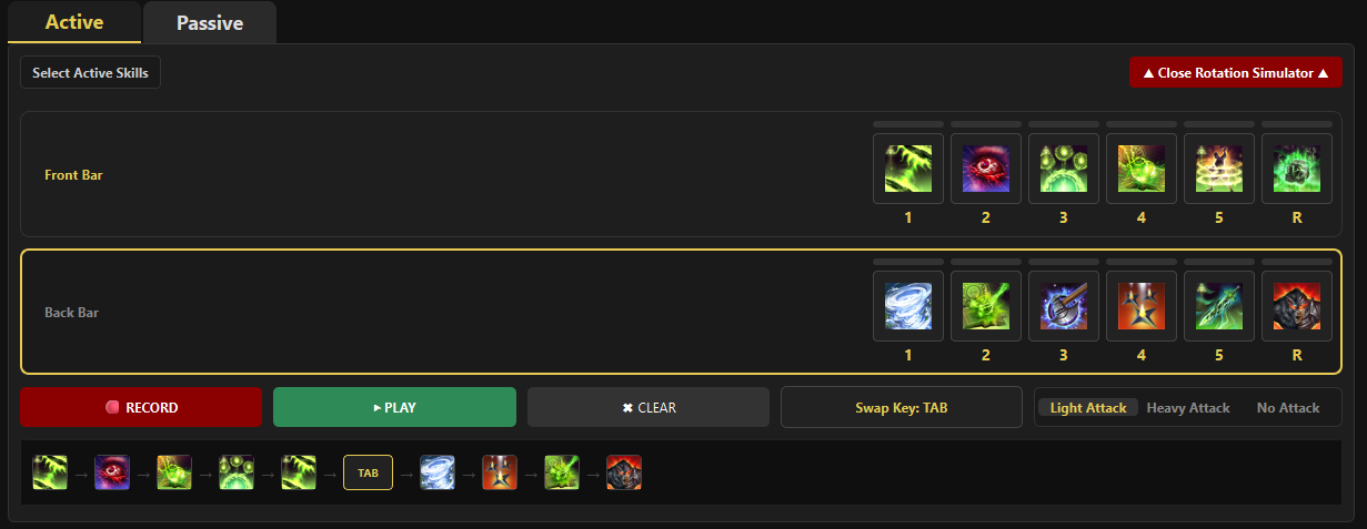 ESO Rotation Simulator
